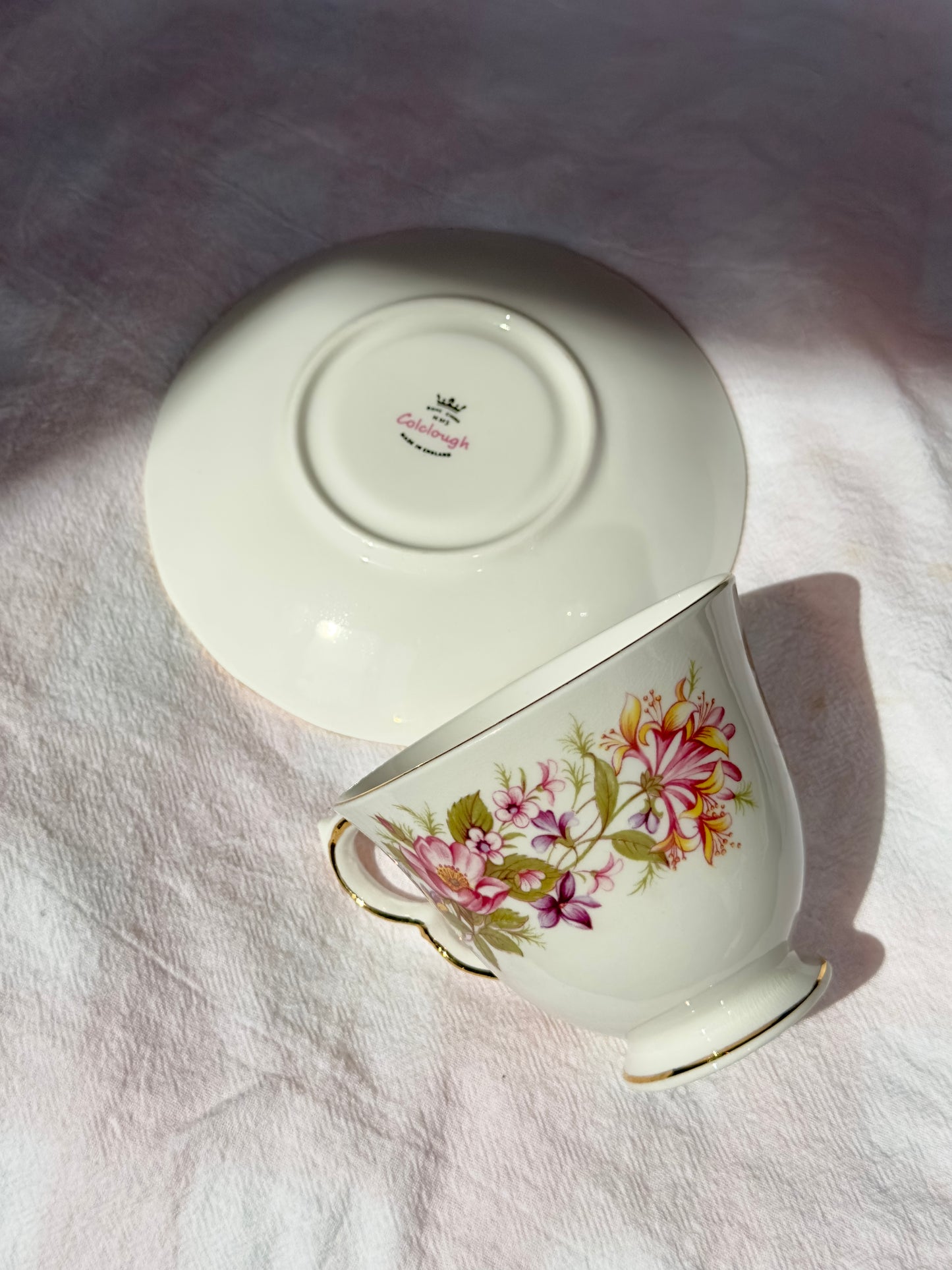 Tasse et soucoupe Wayside Flowers