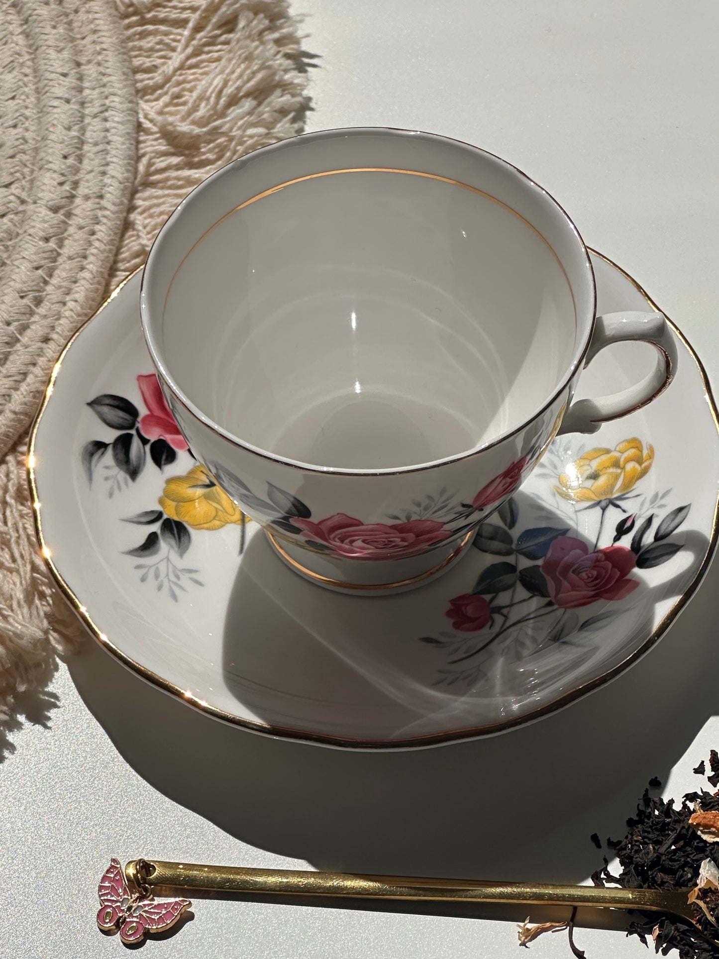 Tasse et soucoupe Bouquet d’Angleterre