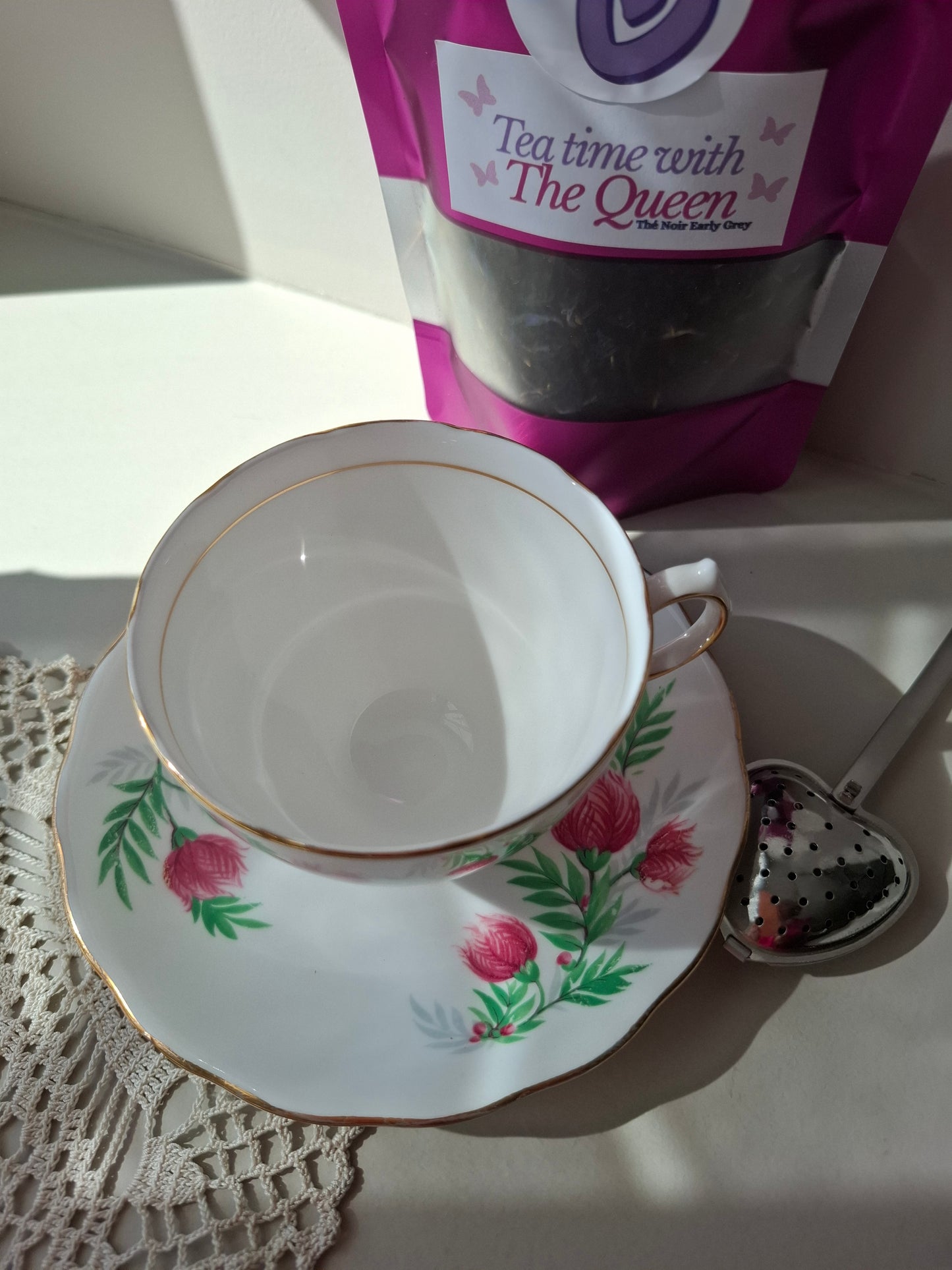 Tasse et soucoupe Chardons enchantés