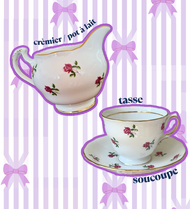 L’Heure du Thé – Trio Anglais Ditsy Roses