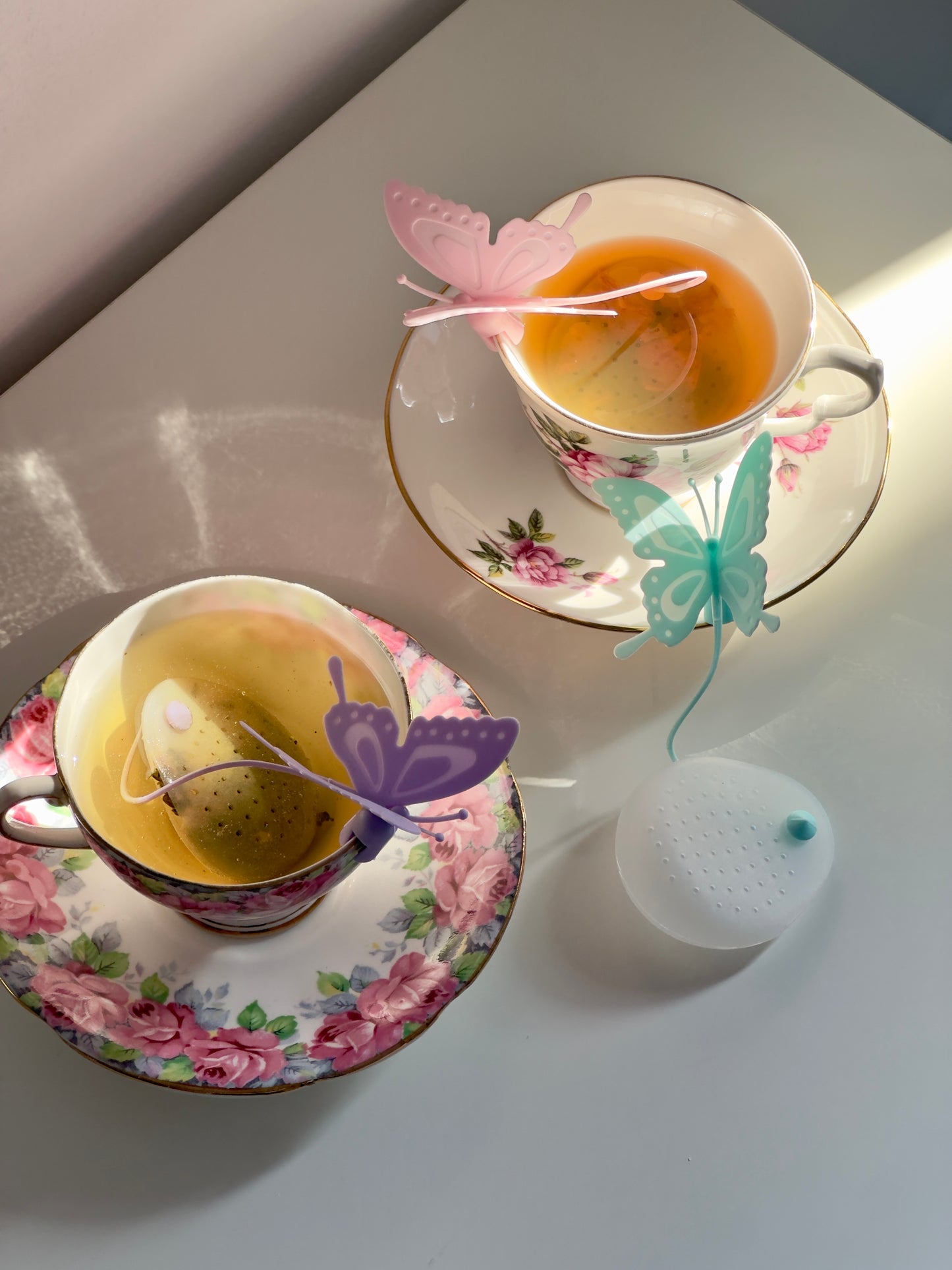 Papillon à thé - infuseur