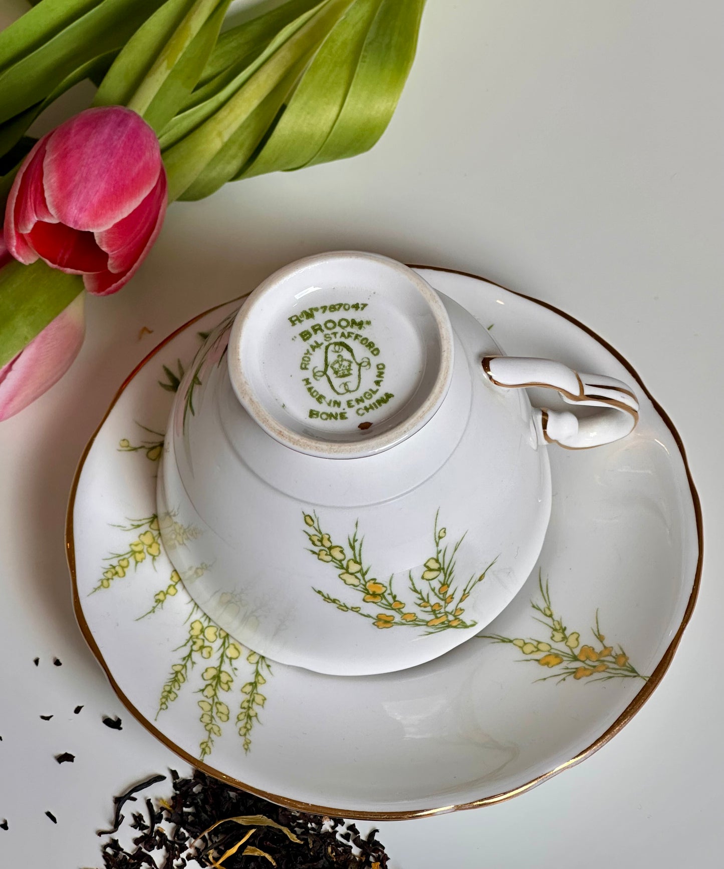 Tasse et soucoupe Genêt doré