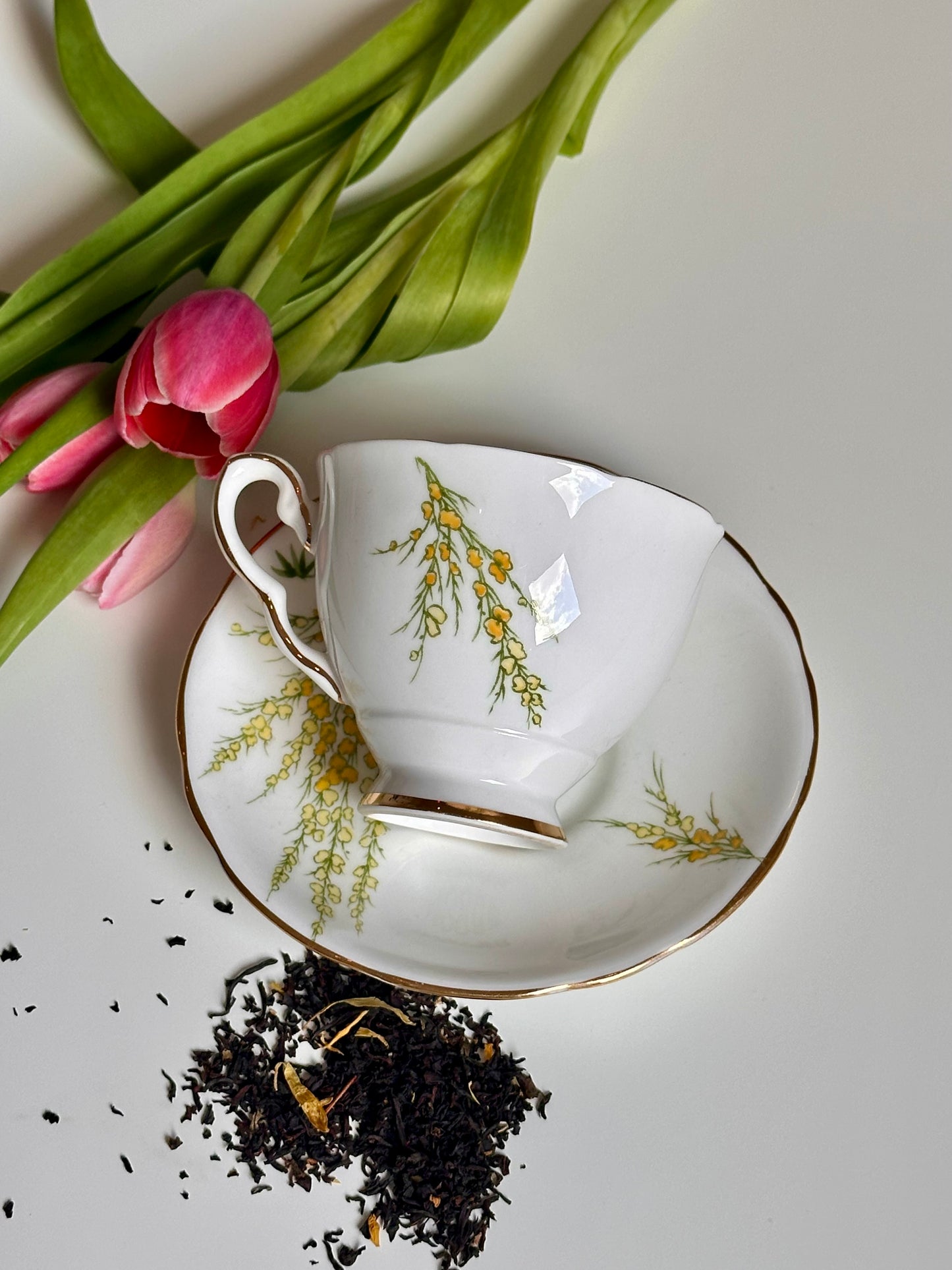 Tasse et soucoupe Genêt doré