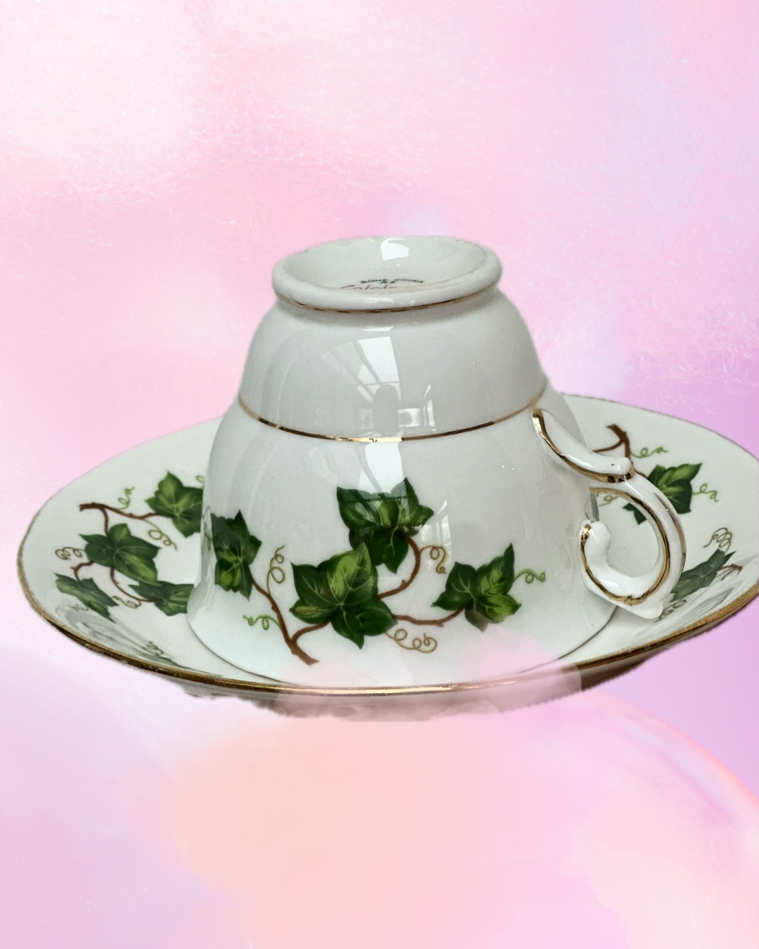 Tasse et soucoupe Lierre enchanté