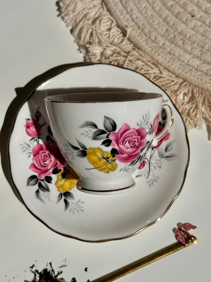 Tasse et soucoupe Bouquet d’Angleterre