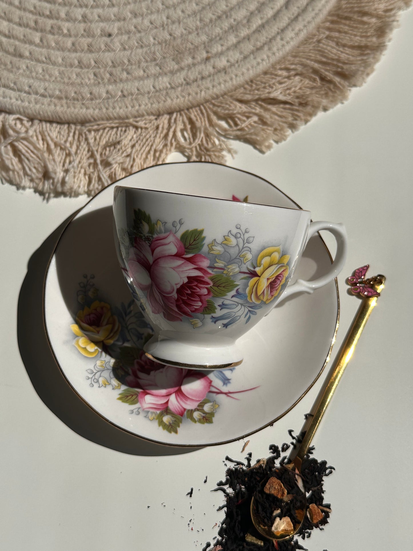 Tasse et soucoupe le bouquet de Gainsborough