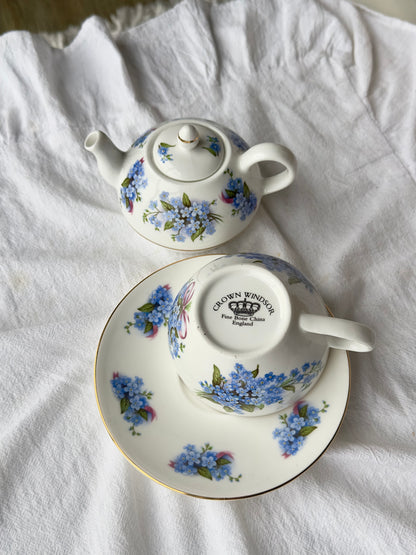 Théière individuelle deux en un