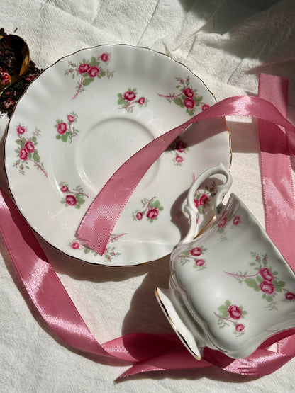 Tasse et soucoupe Roses de Richmond