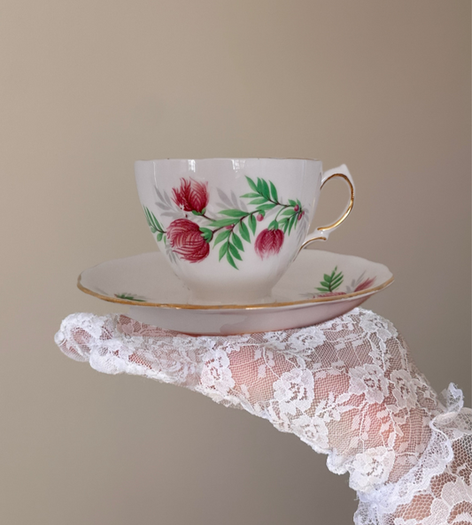 Tasse et soucoupe Chardons enchantés