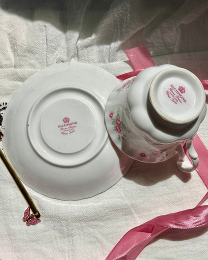 Tasse et soucoupe Roses de Richmond