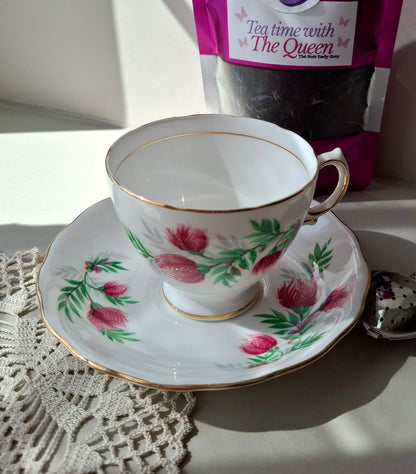 Tasse et soucoupe Chardons enchantés