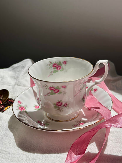 Tasse et soucoupe Roses de Richmond