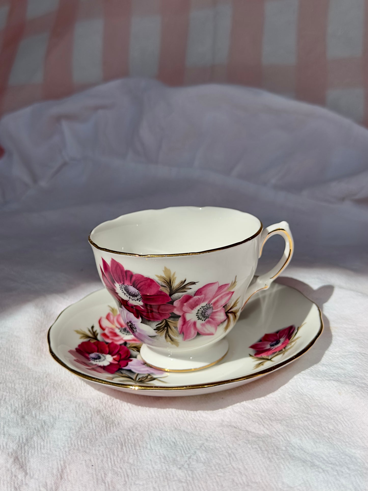 Tasse et soucoupe Brise d'Anémones