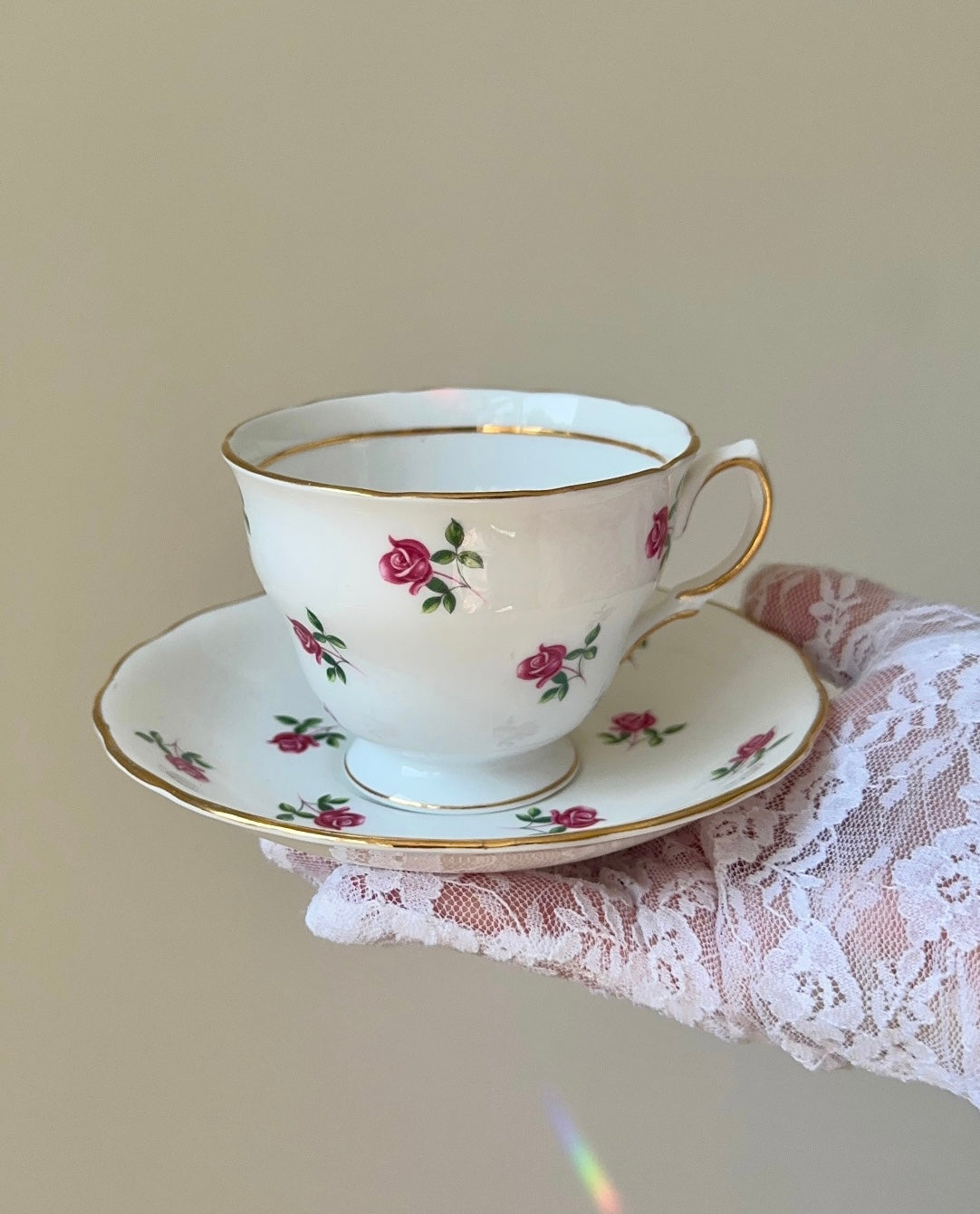 Tasse et soucoupe Ditsy Roses