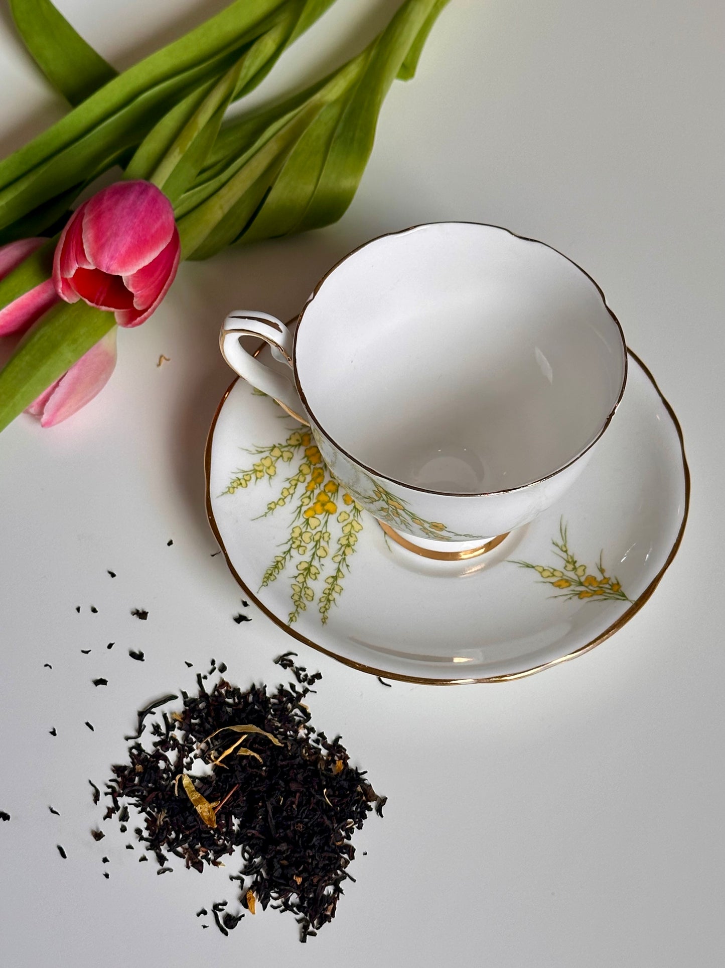 Tasse et soucoupe Genêt doré