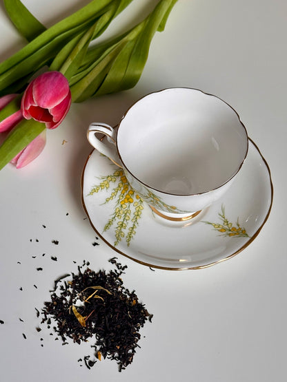 Tasse et soucoupe Genêt doré