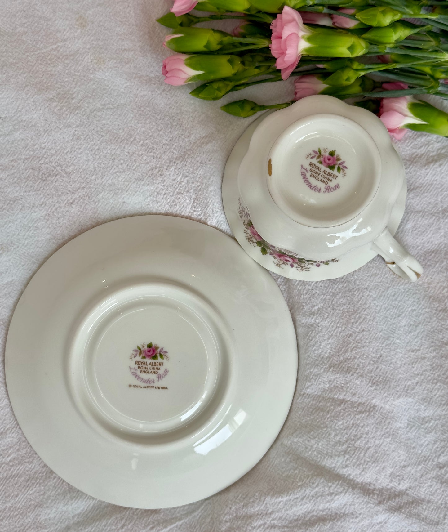 Tasse et soucoupe Royal Albert Lavender Rose
