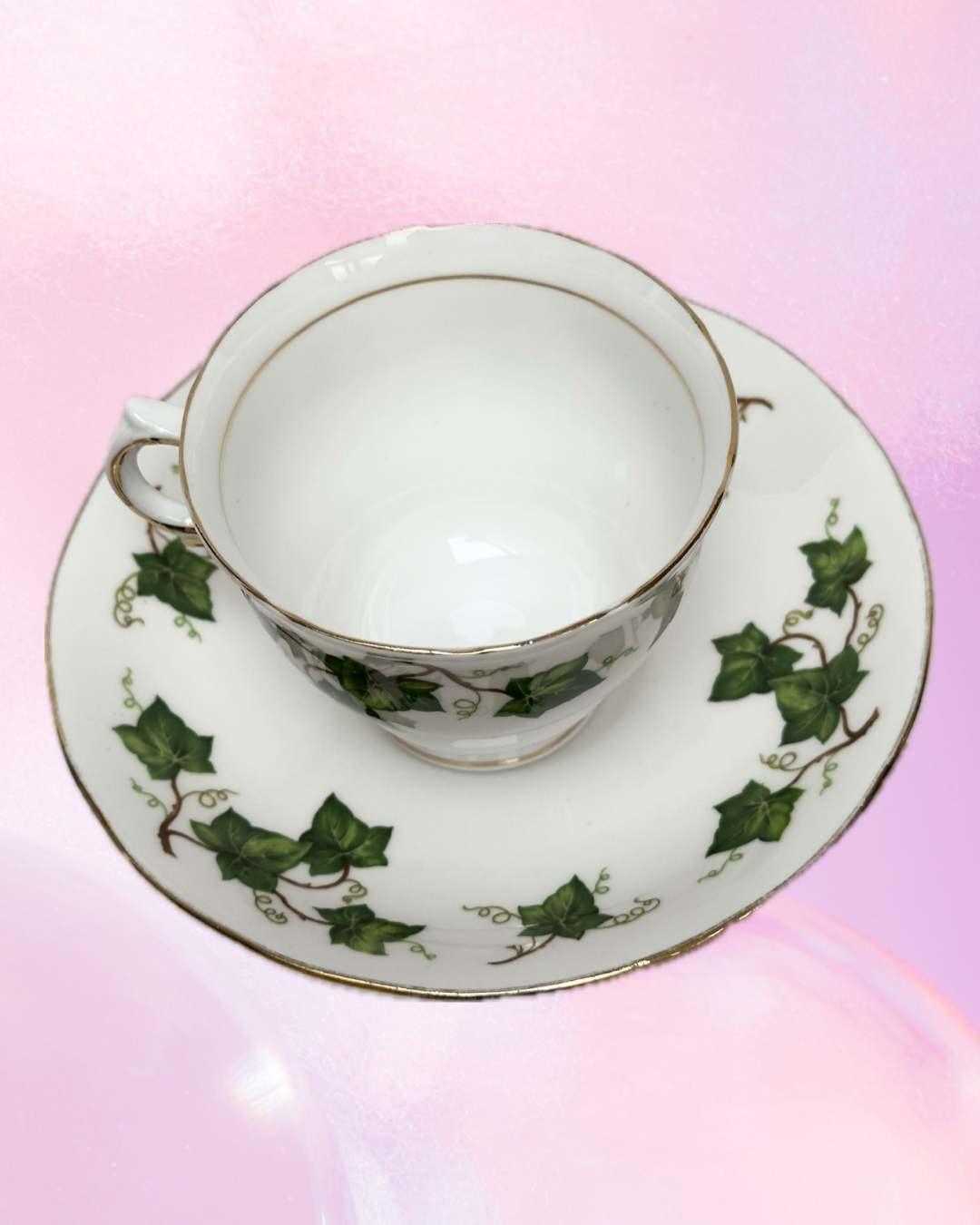 Tasse et soucoupe Lierre enchanté