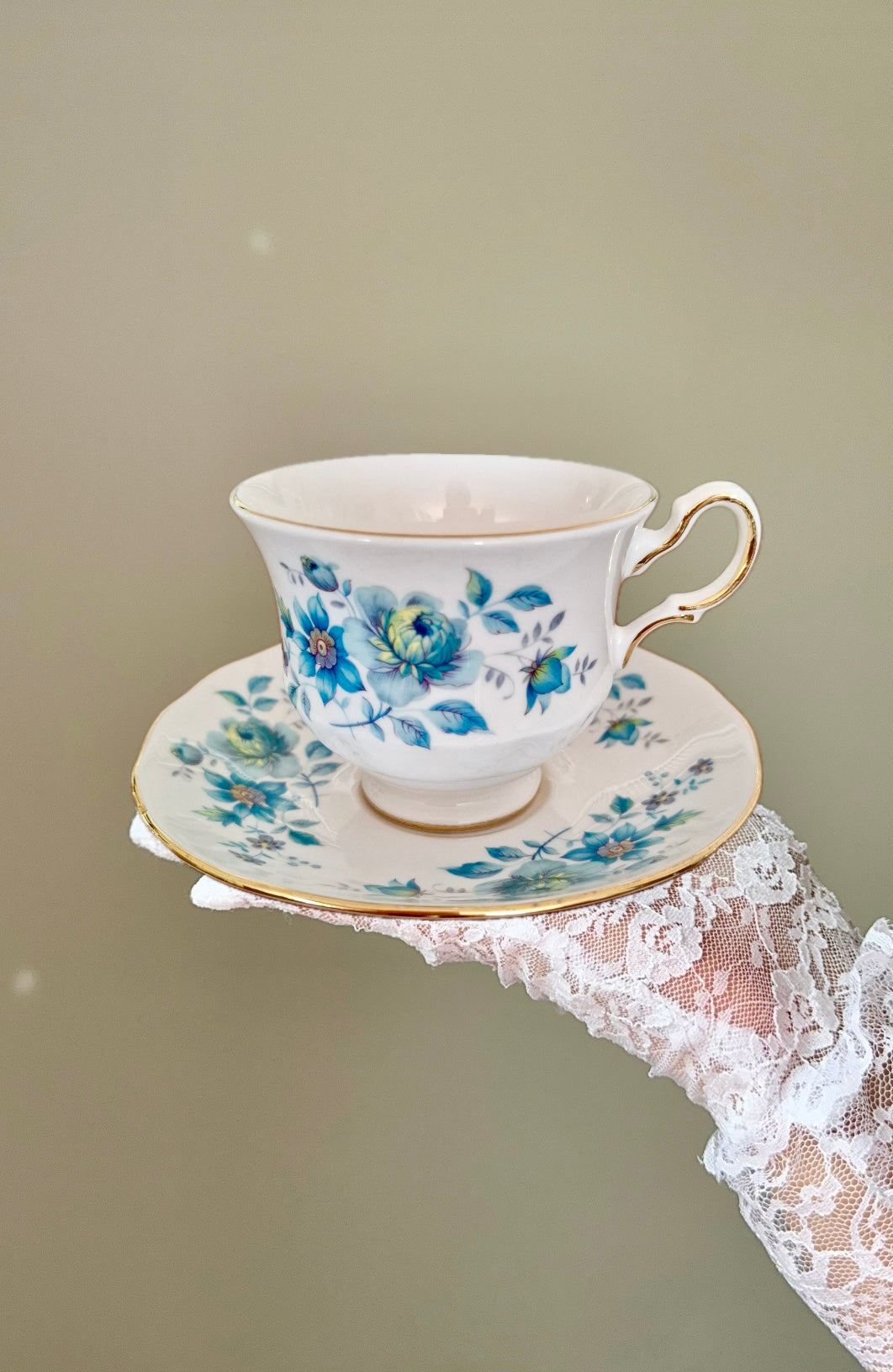 Tasse et soucoupe Éclat Émeraude