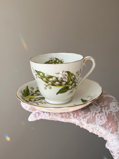 Tasse et soucoupe Muguet Royal