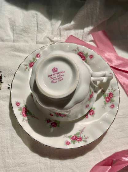Tasse et soucoupe Roses de Richmond
