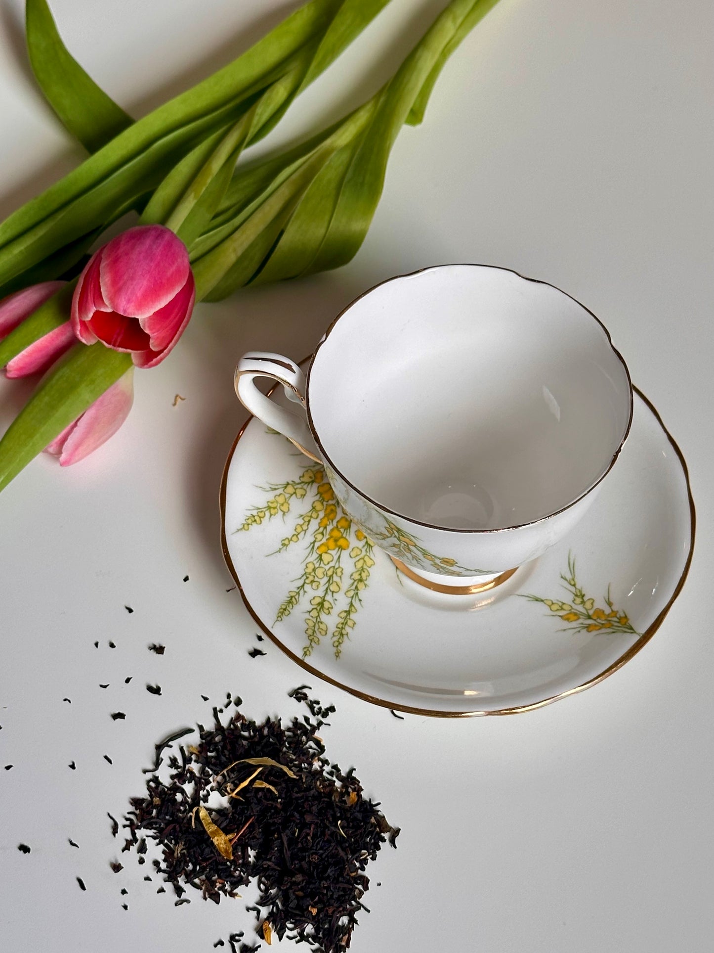 Tasse et soucoupe Genêt doré