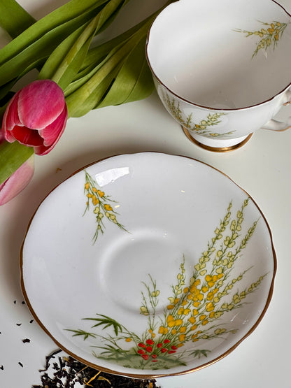 Tasse et soucoupe Genêt doré