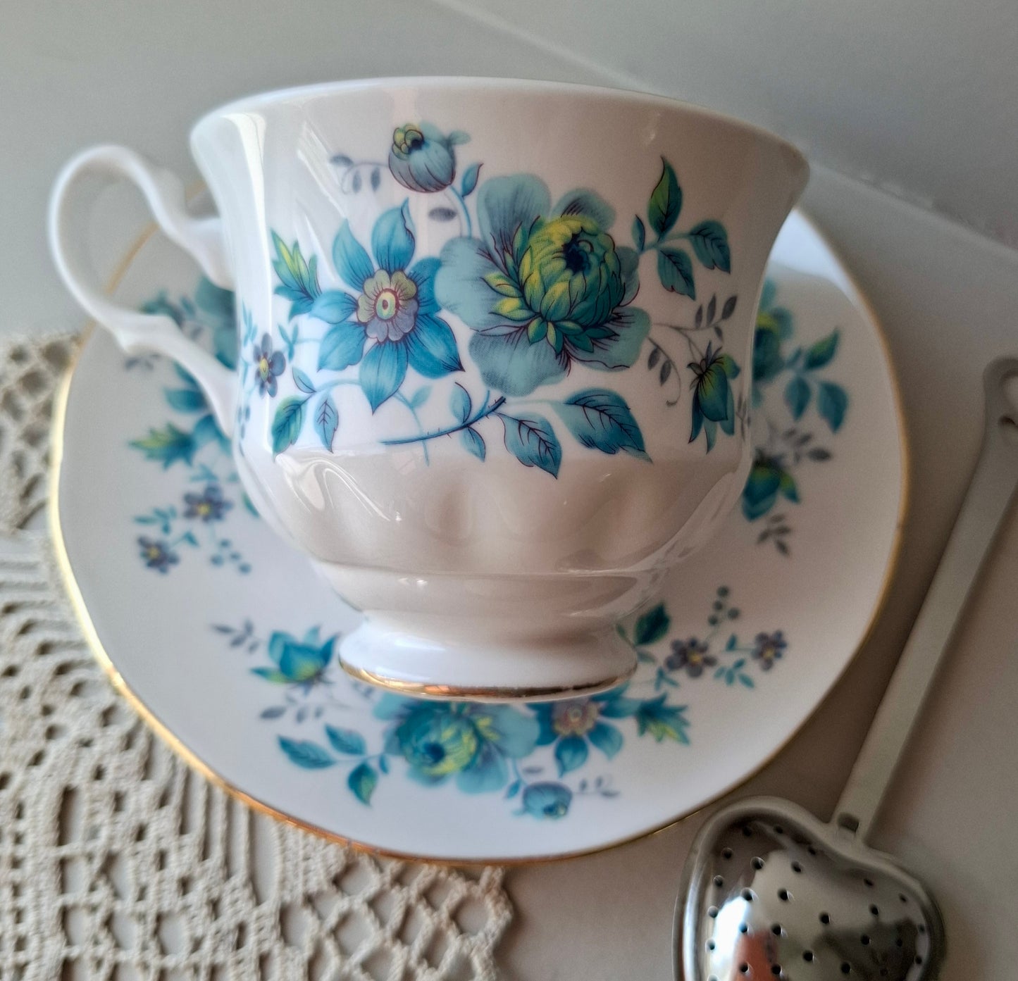 Tasse et soucoupe Éclat Émeraude