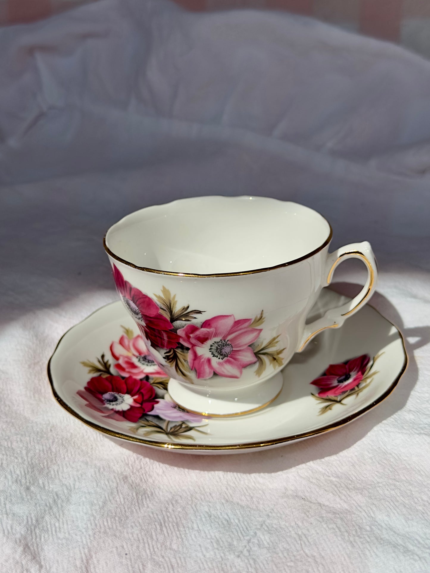 Tasse et soucoupe Brise d'Anémones