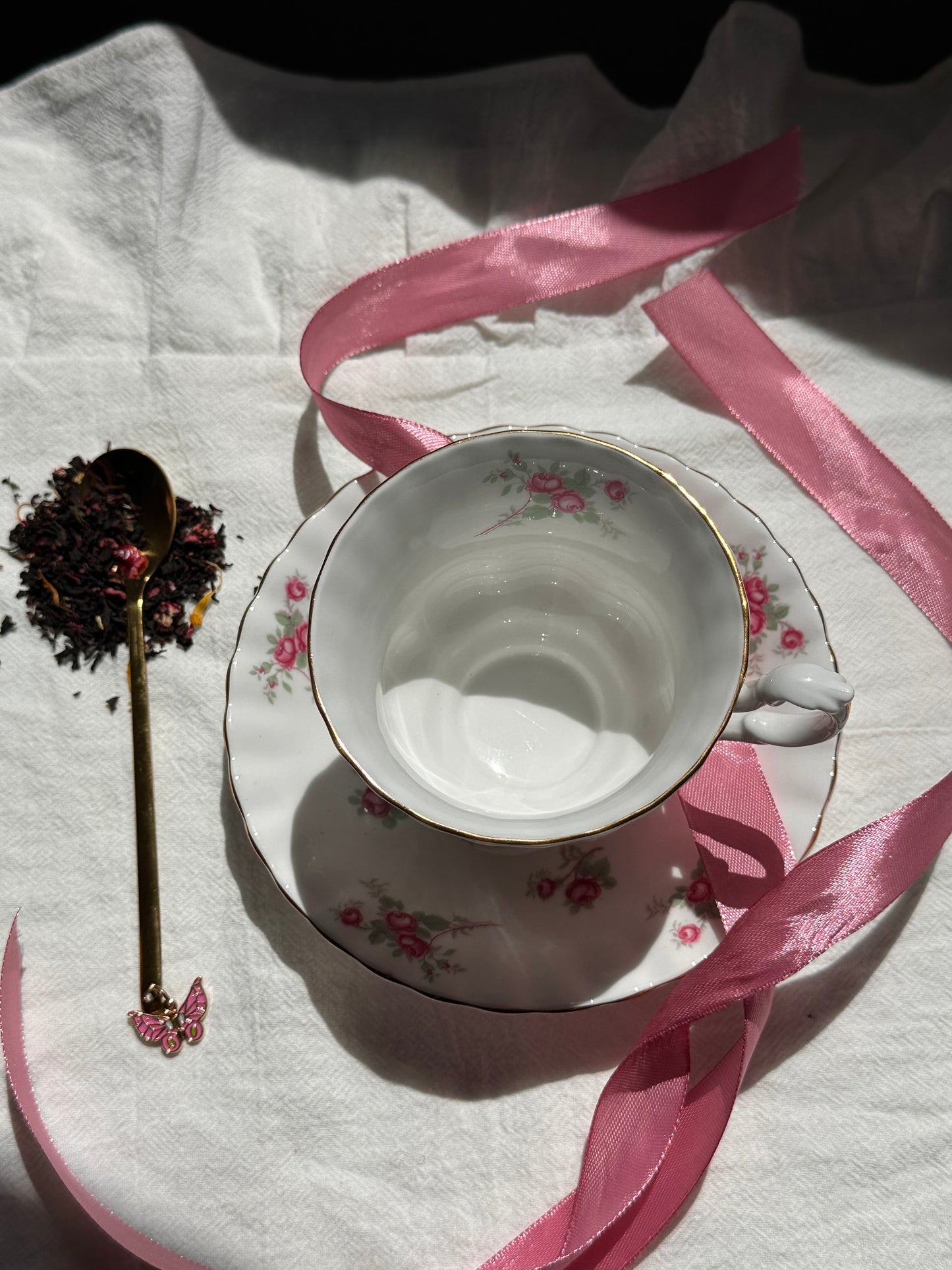 Tasse et soucoupe Roses de Richmond