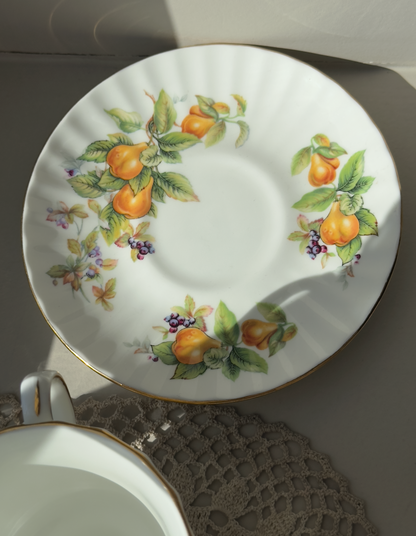 Tasse et soucoupe Poire (collection fruits)