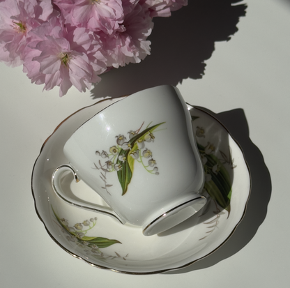 Tasse et soucoupe Muguet Royal