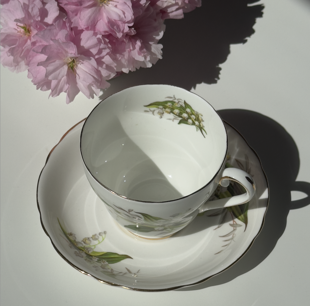 Tasse et soucoupe Muguet Royal
