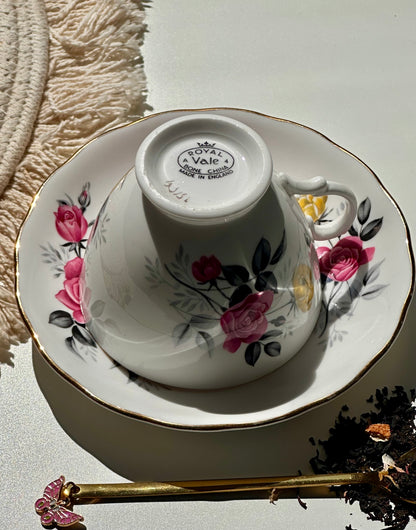 Tasse et soucoupe Bouquet d’Angleterre
