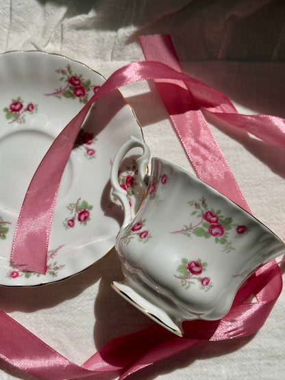 Tasse et soucoupe Roses de Richmond