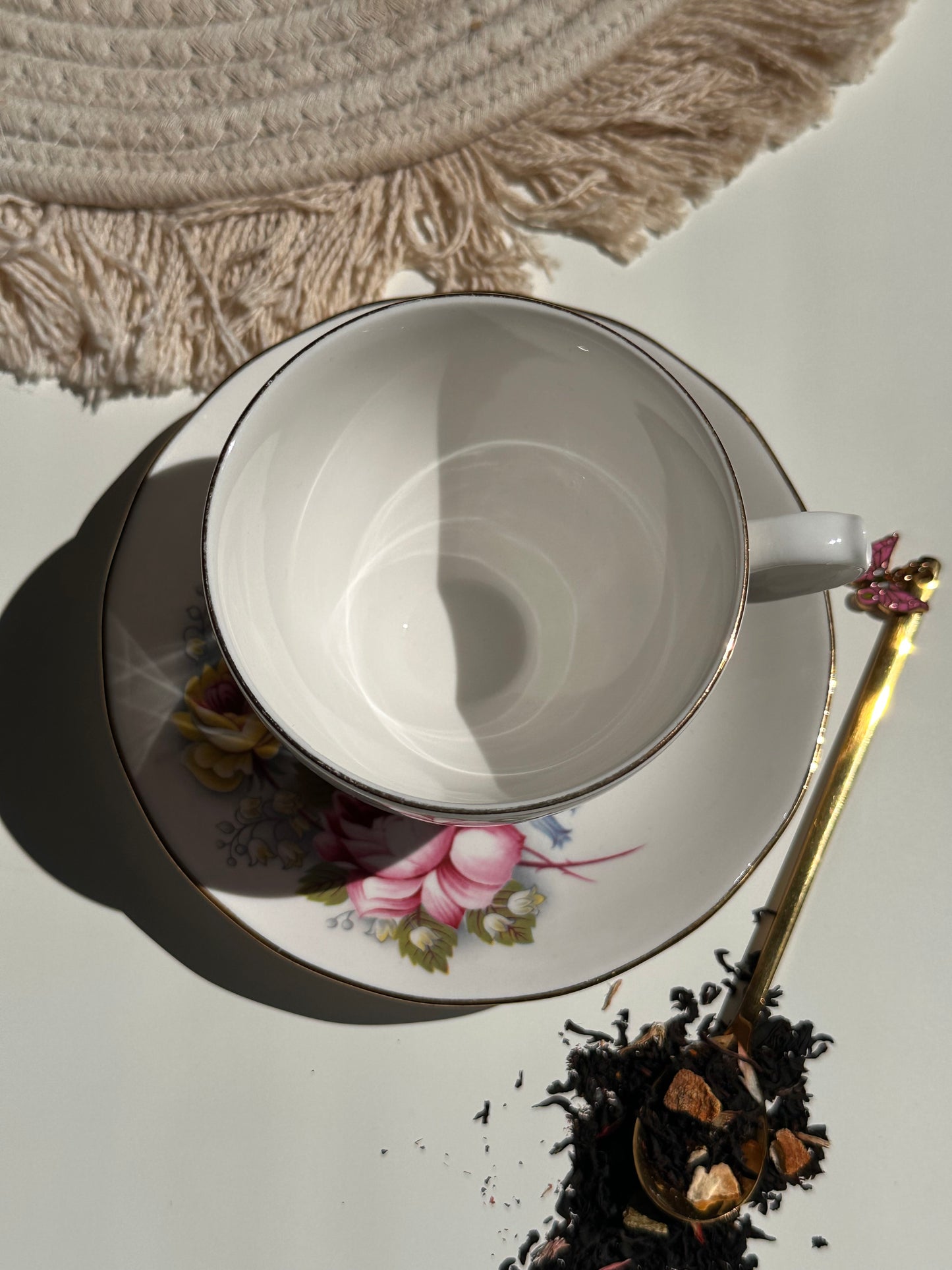 Tasse et soucoupe le bouquet de Gainsborough