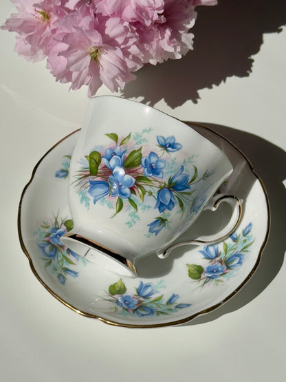 Tasse et soucoupe Rêve bleu