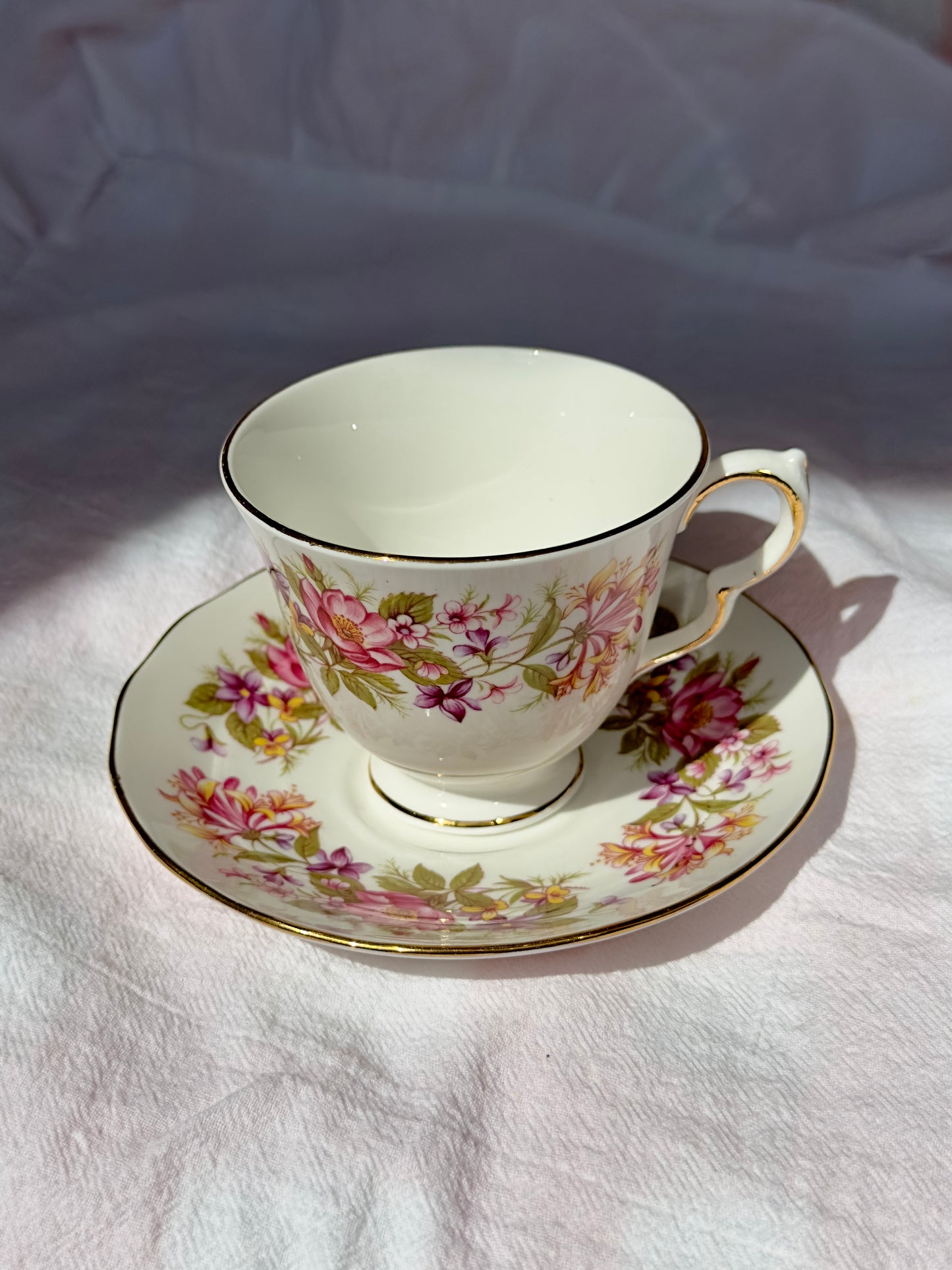 Tasse et soucoupe Wayside Flowers