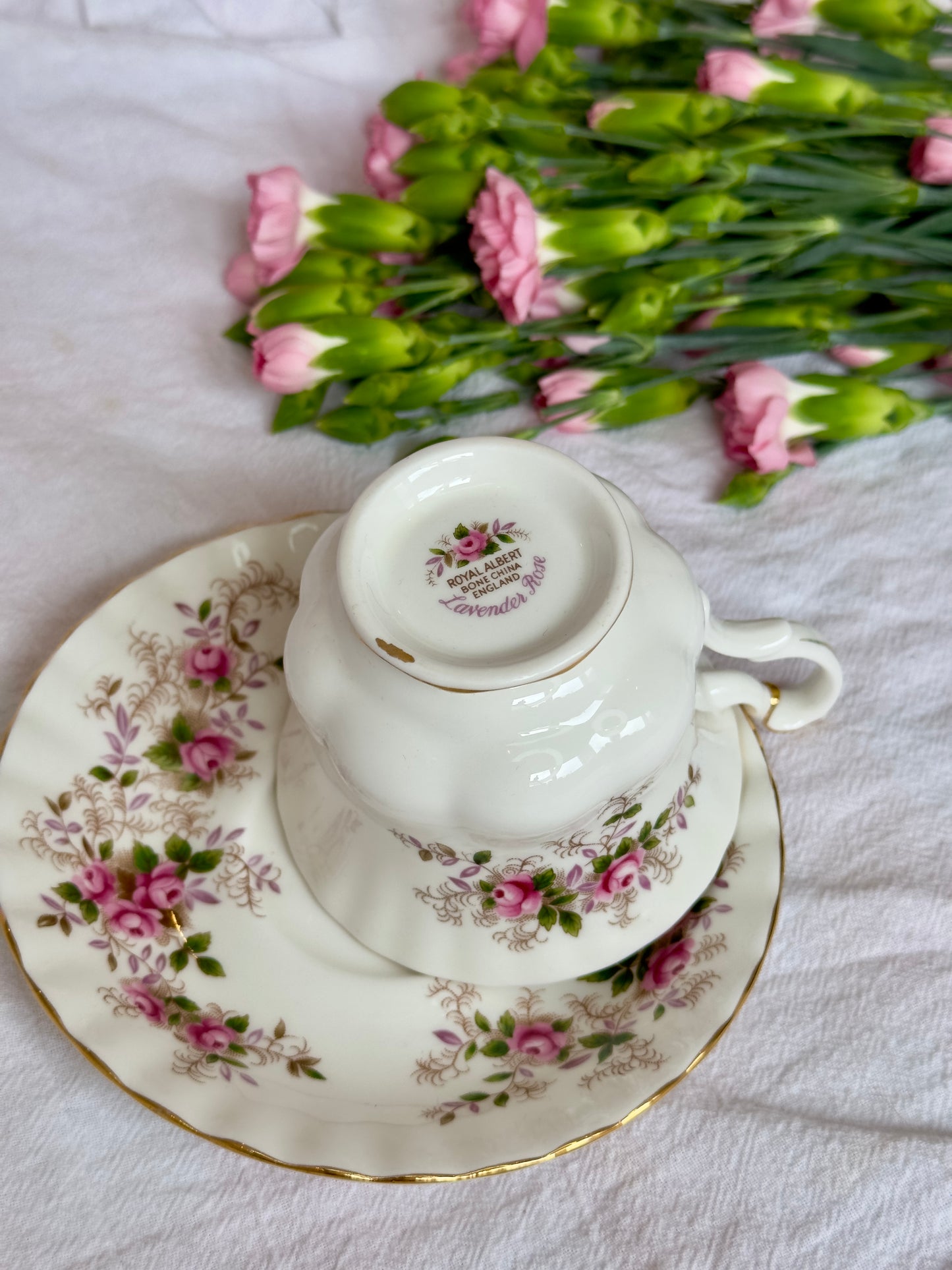 Tasse et soucoupe Royal Albert Lavender Rose