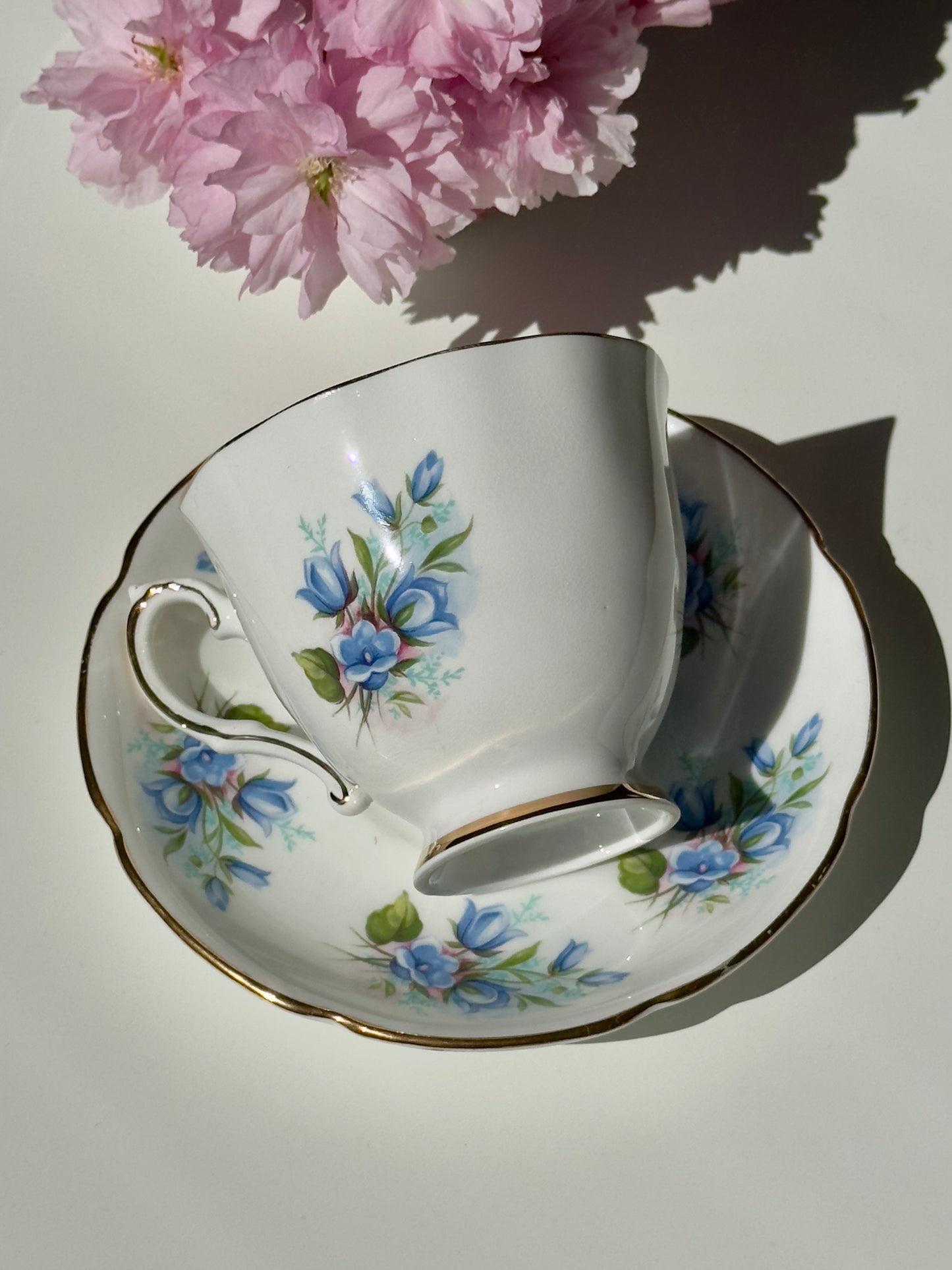 Tasse et soucoupe Rêve bleu
