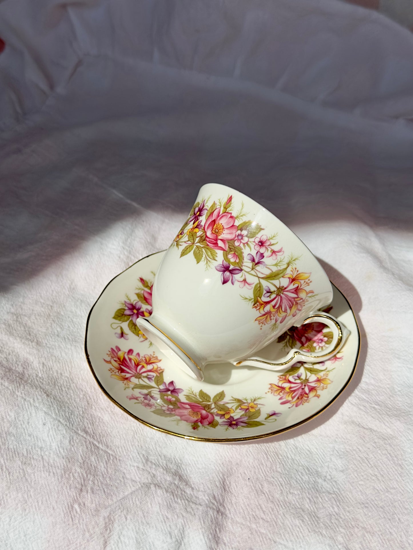 Tasse et soucoupe Wayside Flowers