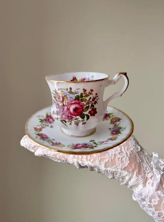 Tasse et soucoupe Rosina Bonbon petit modèle