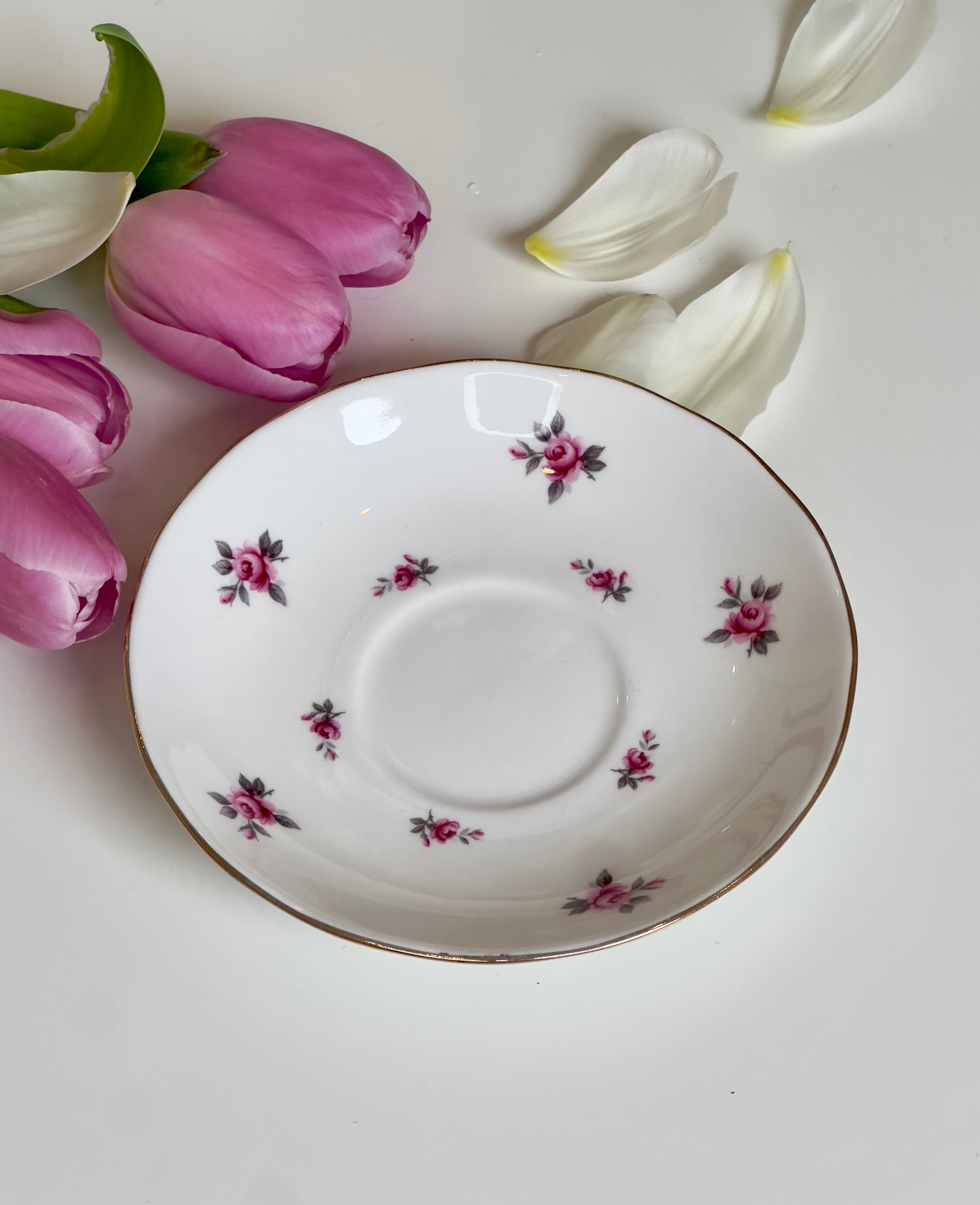 Tasse et soucoupe Les Roses de Gainsborough