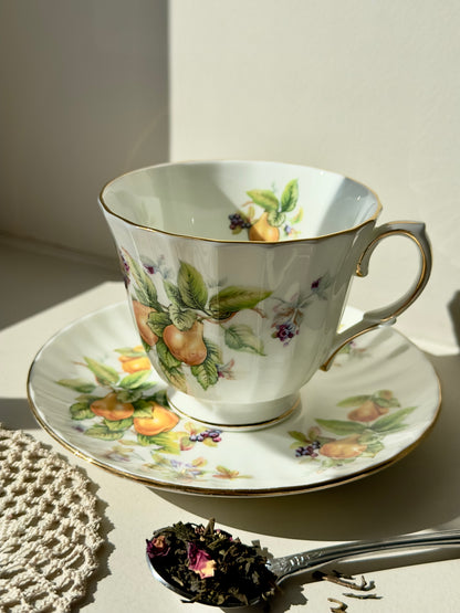 Tasse et soucoupe Poire (collection fruits)