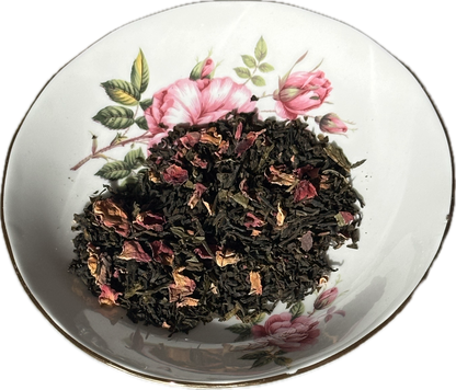 Tea Time in Winchester - Thé vert cerise et pétales de Rose