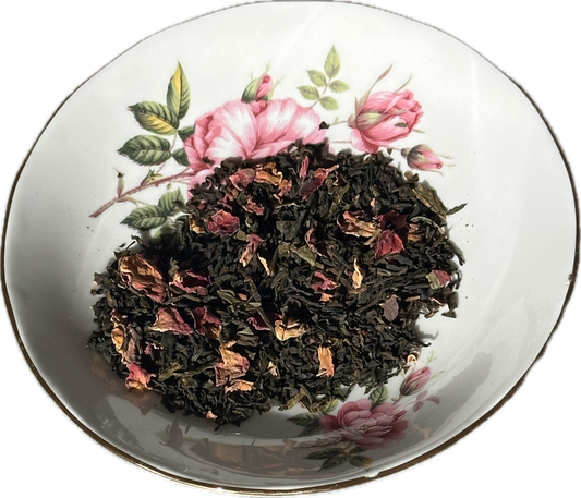 Tea Time in Winchester - Thé vert cerise et pétales de Rose