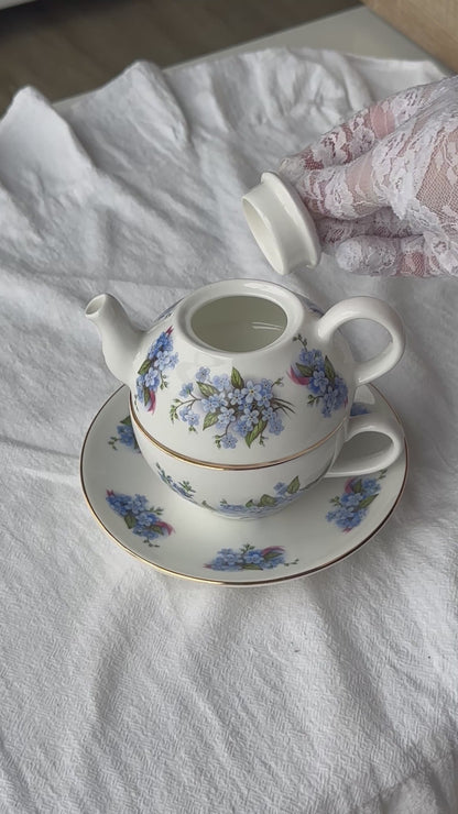 Théière individuelle deux en un